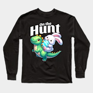 On the Hunt Easter Bunny Long Sleeve T-Shirt